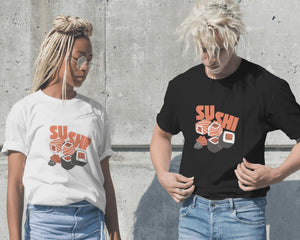 Unisex Sushi Squad Oversized Tee - Sabse Badiya Store